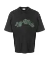 Off-white Bacchus Skate Cotton Graphic T-shirt In Black