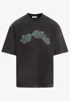 OFF-WHITE BACCHUS SKATE WASHED-OUT T-SHIRT