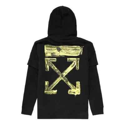 Off-white Back Arrow Printing Drawstring Black