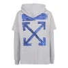 Off-white Back Arrow Printing Drawstring Gray In Blue