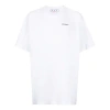 Off-white Back Arrow Printing Round Neck Short Sleeve White In White