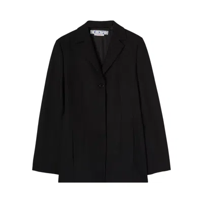 Pre-owned Off-white Back Buckle Jacket 'black' | Women's Size 40