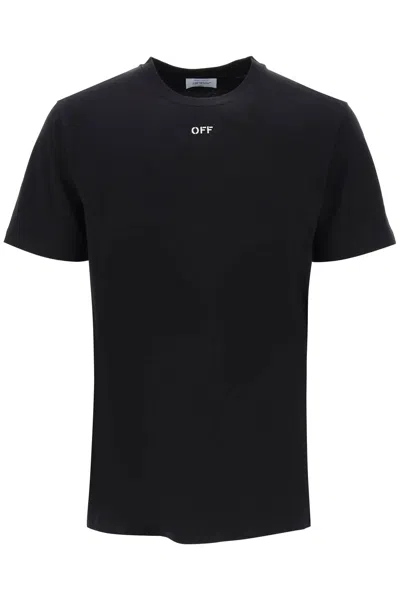 OFF-WHITE OFF-WHITE BACK EMBROIDERY T-SHIRT