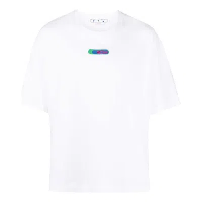 Off-white Back Logo Printing Short Sleeve White