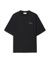 Off-white Graphic Print Short Sleeve Crew Neck T-shirt In Black