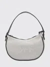 Off-white Zip Shoulder Bag In Gray