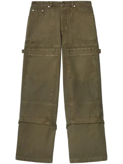 OFF-WHITE BAGGY CARPENTER TROUSERS