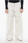 Off-white Off White "90's Logo Convertible Baggy Jeans