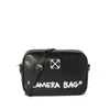 Off-white Medium Jitney Quote Shoulder Bag In Black