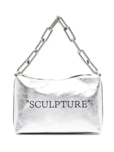 Off-white Off White Bags In Silver No