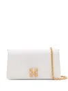 Off-white Jitney 1.7 Leather Shoulder Bag In White A No