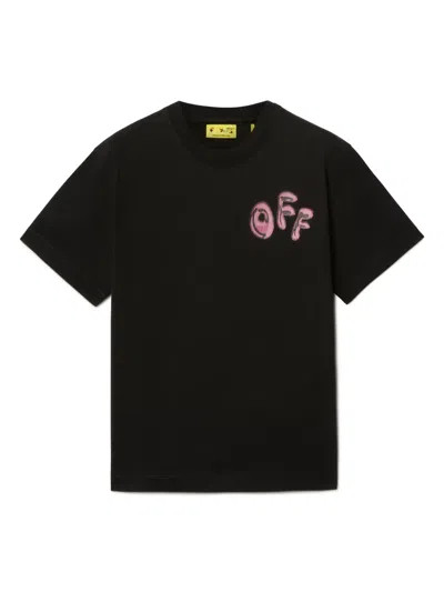 Off-white Kids' Balloon Arrow T-shirt In Black