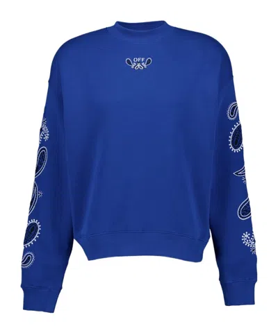 OFF-WHITE OFF-WHITE BANDANA ARROW CREWNECK SWEATSHIRT