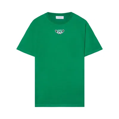 Pre-owned Off-white Bandana Arrow Slim Short-sleeve Tee 'green/white'