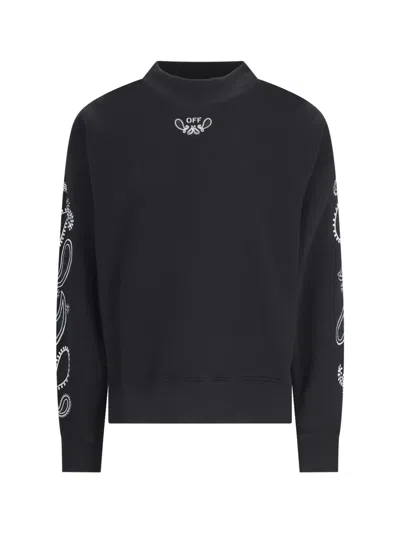 OFF-WHITE BANDANA CREW NECK SWEATSHIRT