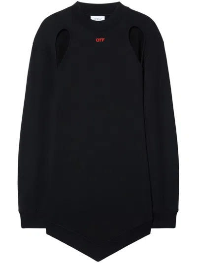 Off-white Bandana Kleid In Schwarz