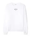 Off-white Bandana-embroidered Cotton Sweatshirt In White