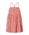 Off-white Bandana-print Crossover-strap Dress In Pink