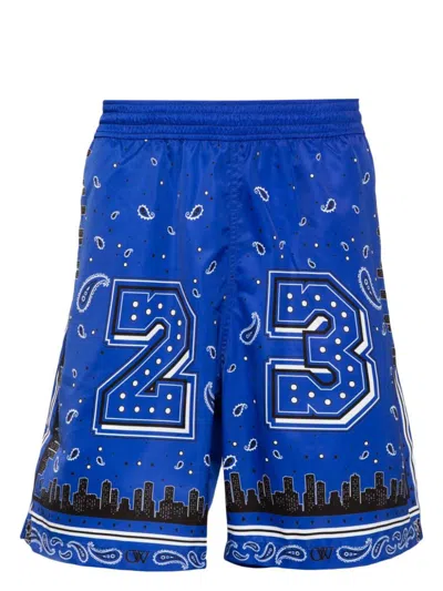 Off-white Bandana-print Surfer Swim Shorts