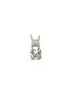 Off-white Barbed Wire Single Earring In Silver