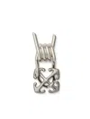 Off-white Barbed Wire Single Earring In Silver