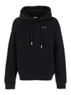 Off-white Barber Arrow Skate Black Hoodie With Logo Lettering On The Front And Maxi Logo Print On The Rear In  In Black