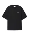 Off-white Black Script T-shirt In Black
