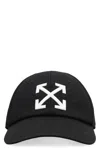 Off-white Arrows-logo Baseball Cap In Black