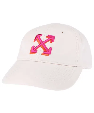 Off-white Arrows Cotton Baseball Cap In White