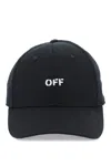 OFF-WHITE BASEBALL CAP WITH LOGO