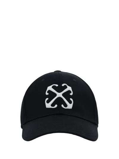 Off-white Baseball Hat In Black/white