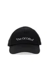 Off-white Out Of Office Baseball Cap Accessories In Black