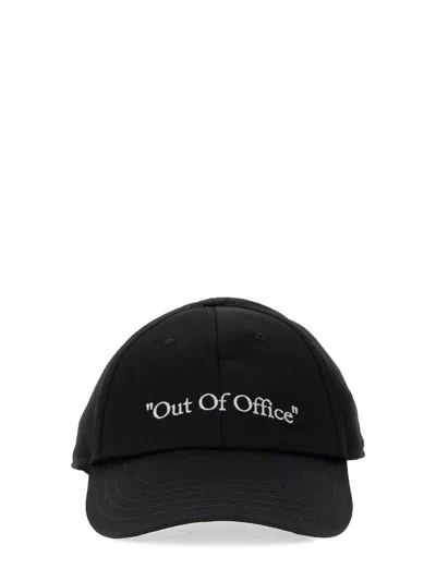 OFF-WHITE BASEBALL HAT WITH LOGO