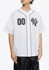 Off-white Baseball Short-sleeved Shirt In White