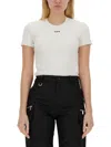 Off-white Off Stamp Ribbed T-shirt In White