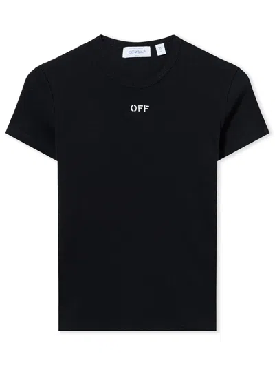 OFF-WHITE BASIC T-SHIRT WITH LOGO