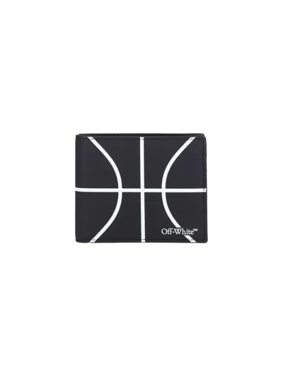 Off-white Wallets In Black - White