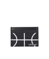 Off-white Basketball Card Holder In Black