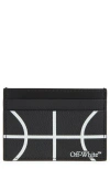 Off-white Basketball Card Holder In Black - White