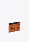OFF-WHITE BASKETBALL LEATHER CARDHOLDER