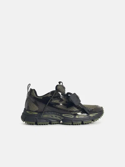 Off-white 'be Right Back' Green Technical Fabric Sneakers