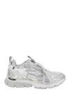 Off-white Be Right Back Grey Sneakers With Arrow Motif And Zip-tie Tag And Mesh Inserts In Tech Fabric Woman In Gray