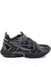 Off-white Odsy-1000 Sneakers In Mesh And Leather In Black