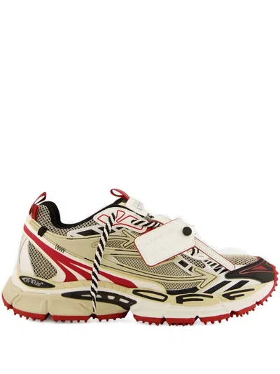 Off-white Be Right Back Lace-up Sneakers In Green