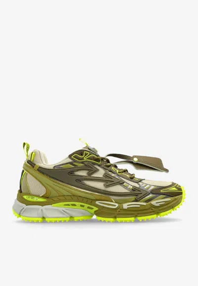 Off-white Be Right Back Running Sneakers In Green