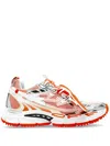 Off-white Lace Up Sneakers In 橘色