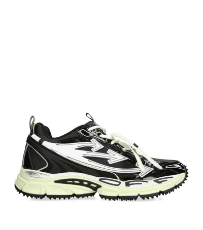 Off-white Be Right Back Sneakers In Blk/green