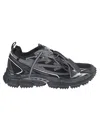Off-white Odsy-1000 Sneakers In Mesh And Leather In Black
