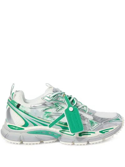 Off-white Silver/turquoise Be Right Back In Grey