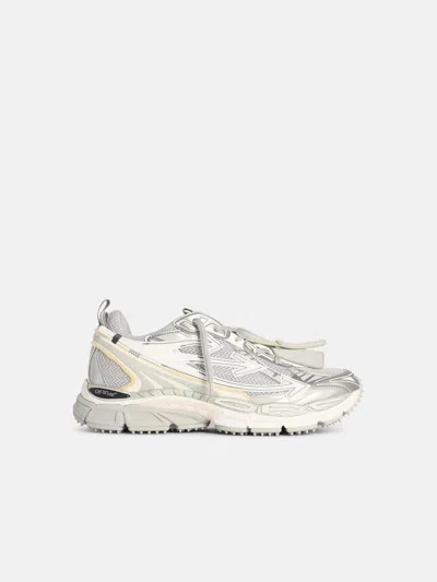 Off-white 'be Right Back' Sneakers In Grey And Silver Technical Fabric In Multi